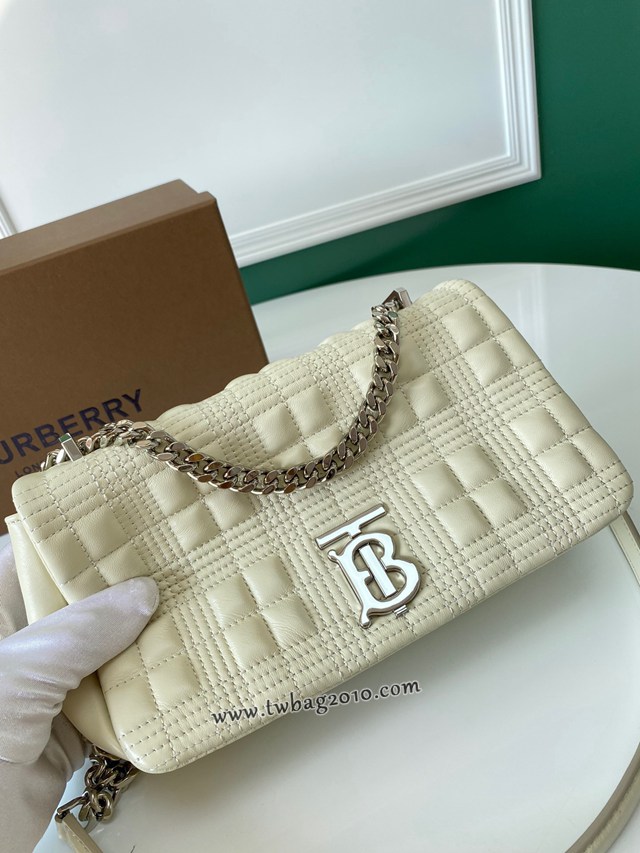 Burberry專門店新款羊皮小號TB蘿拉包 巴寶莉羔羊皮單肩斜挎女包 yxb1209